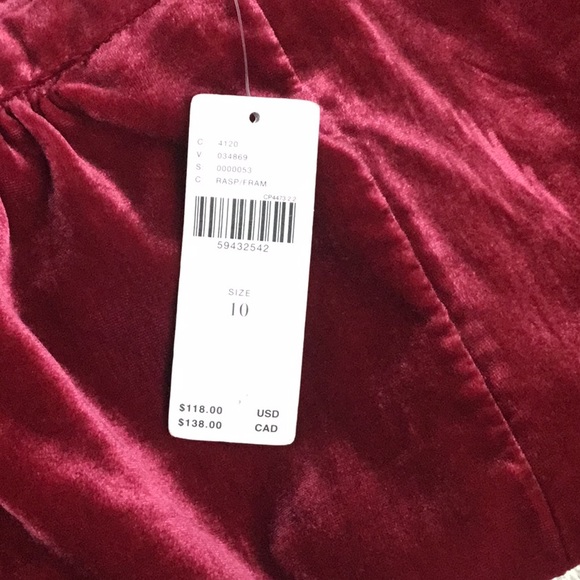 NWT Anthropologie Connie Velvet Skirt - Picture 6 of 9